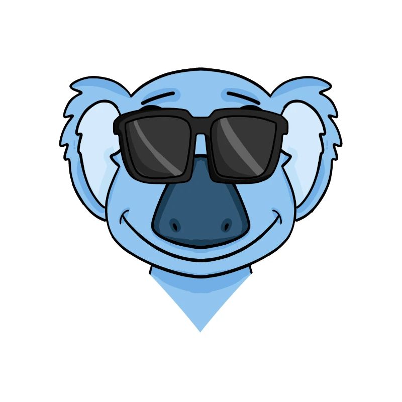 Koala with glasses