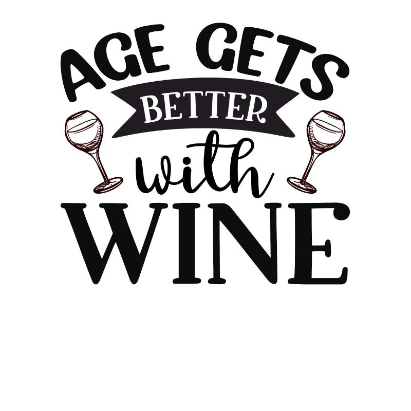 Das Alter wird besser mit Wein