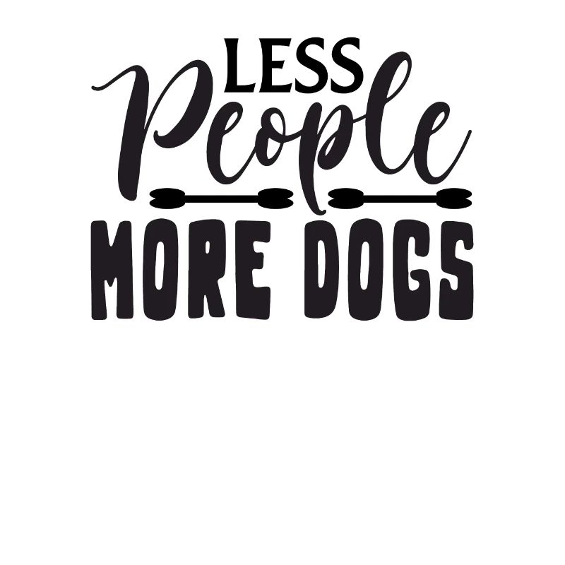 Moins de gens plus de chiens