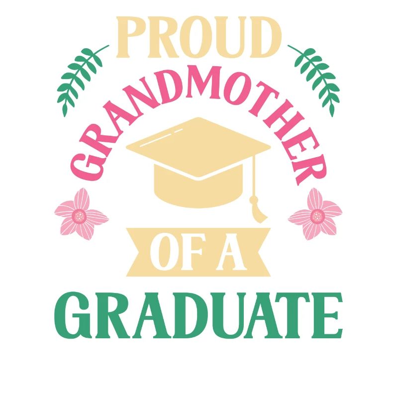 Stolze Großmutter Eines Absolventen Absolvent