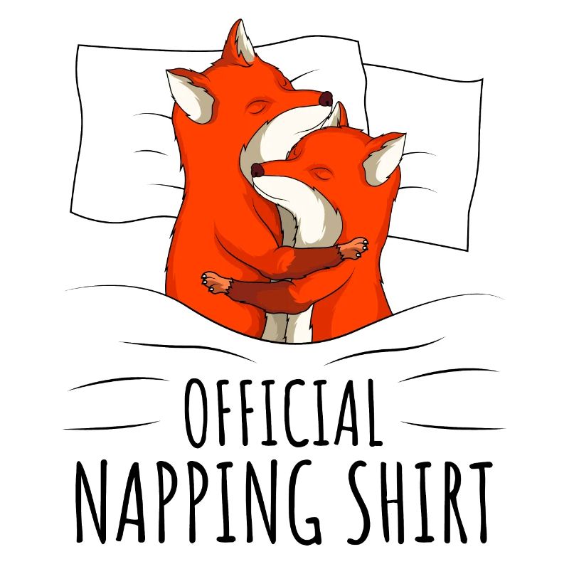 Fox Sleeping Shirt