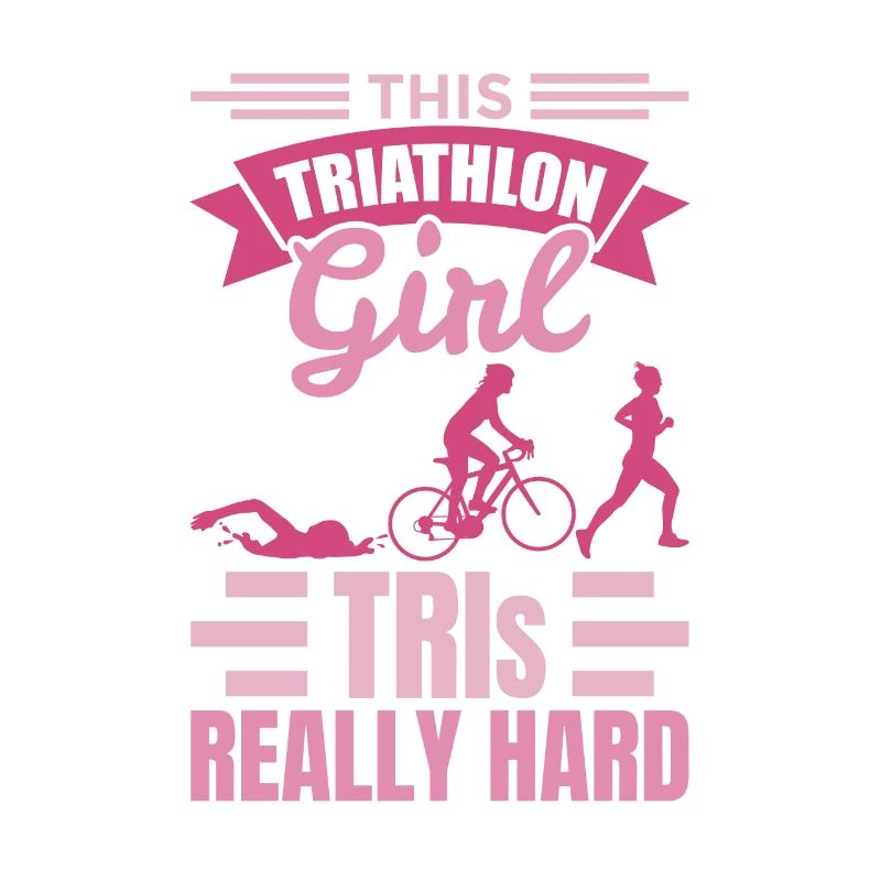 Triathletenmädchen