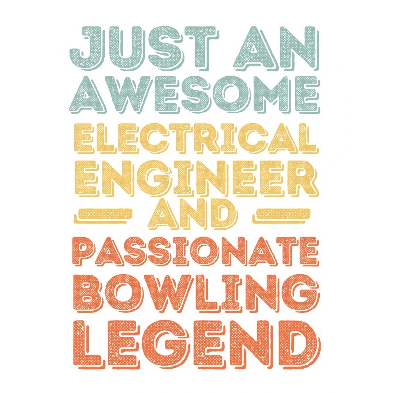 Electrical Engineer Bowling retro