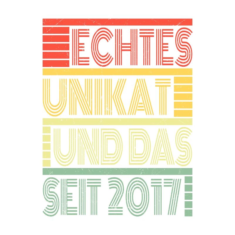 Echtes Unikat Seit 2017 Geboren 2017 Geburtstag