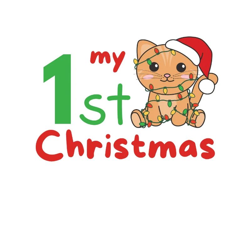 Chat de Noël Chats mon 1er Noël