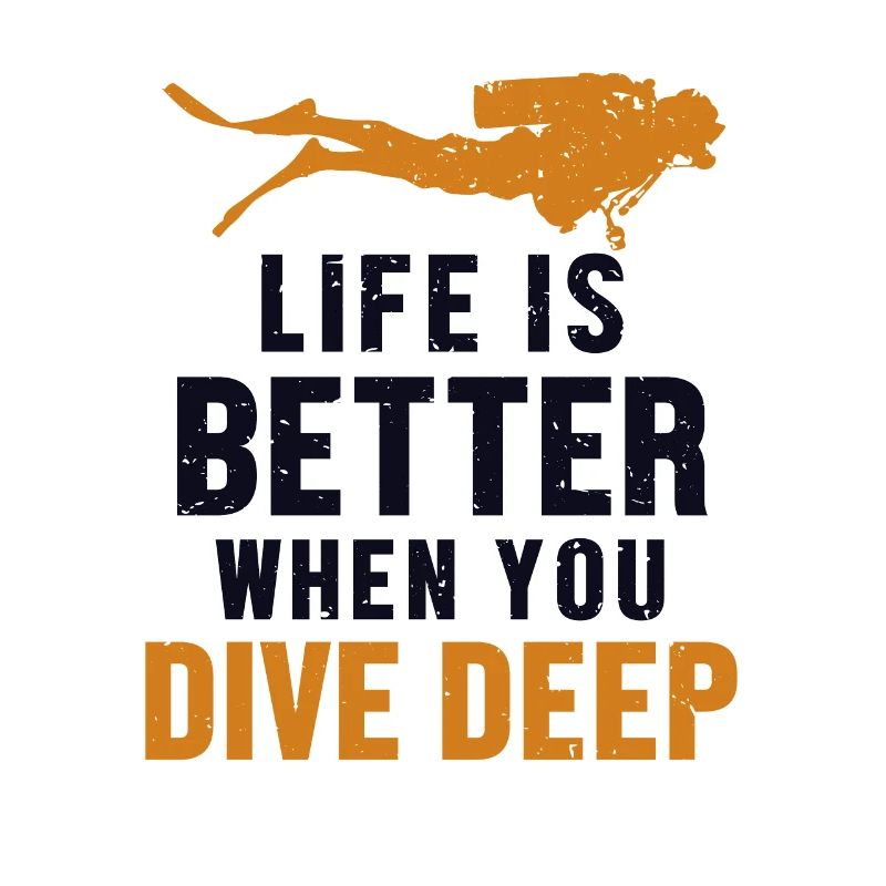 Life Is Better When You Dive Deep Goggles