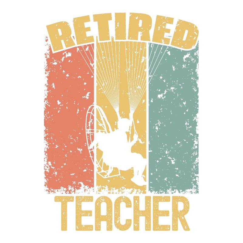 Paramoteur enseignant à la retraite