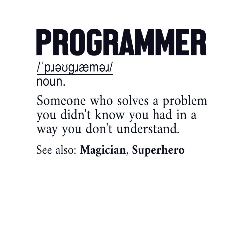 Programmer Definition Softwareentwickler Coder