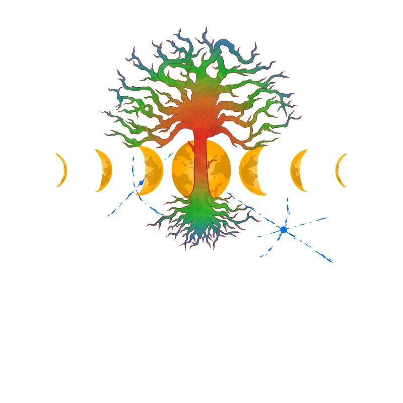Hot Tree with moonphases