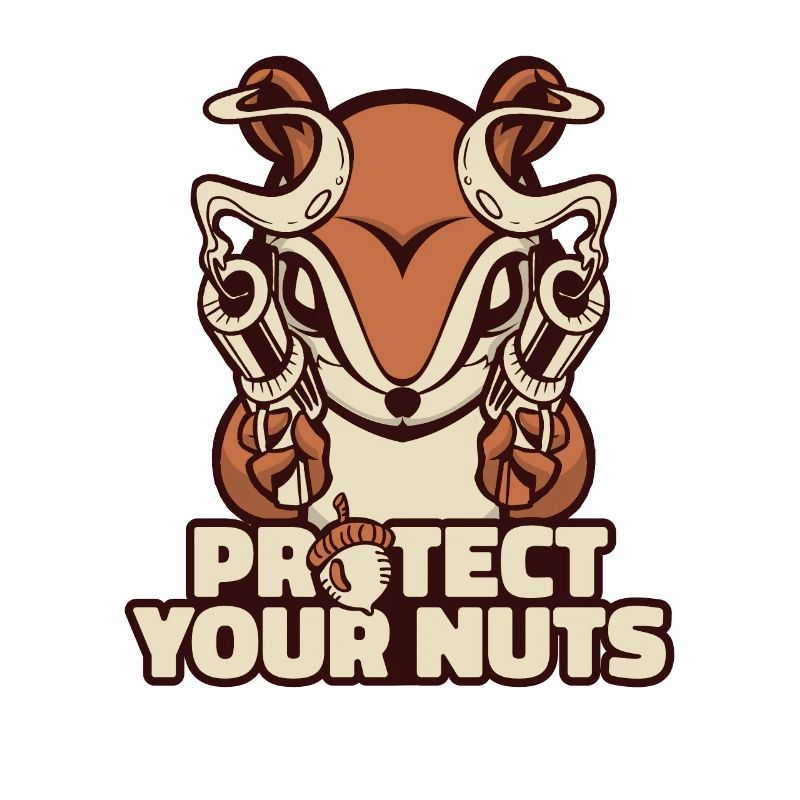 Protect Your Nuts Squirrel Fuchshörnchen