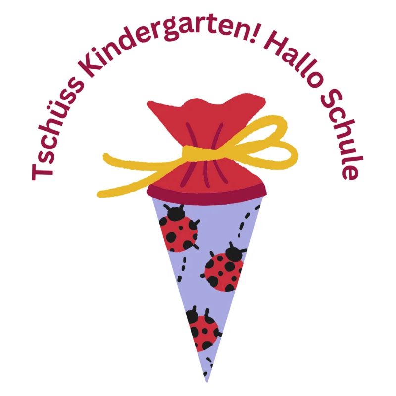 Tschüss Kindergarten Hallo Schule