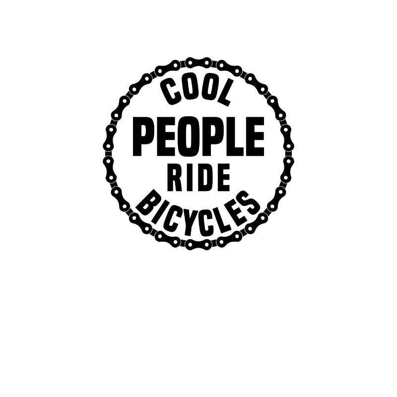 Cool people ride bicycles