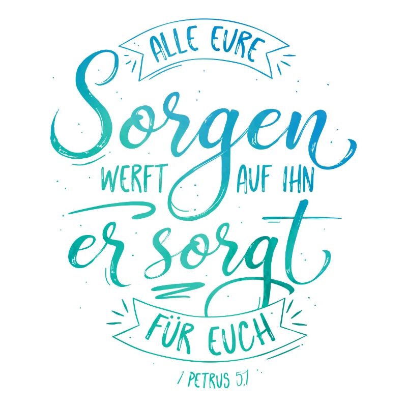 Cast all your sorrows on him