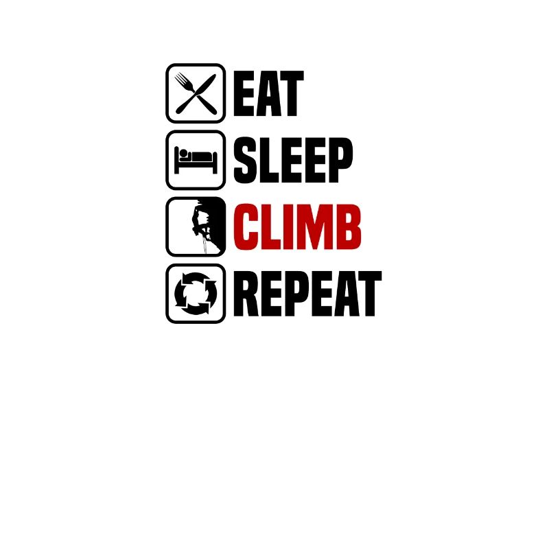 Manger, dormir, grimper, répéter