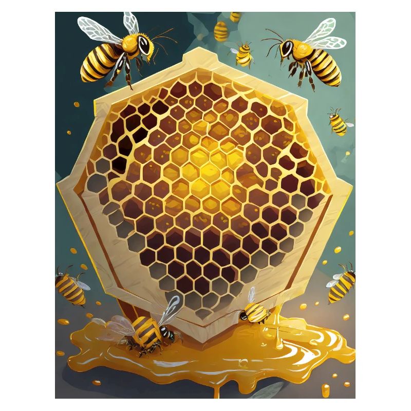 Ich bin ein cooler stolzer Imker-Logo-Designer