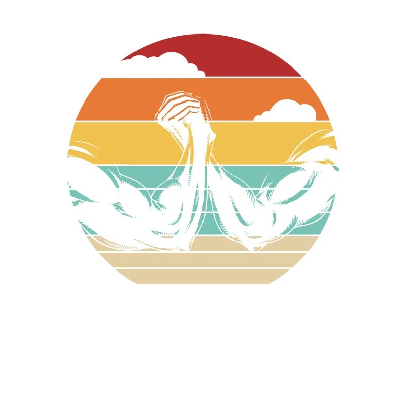 Retro Hand Wrestling Techniques Exercise Arm