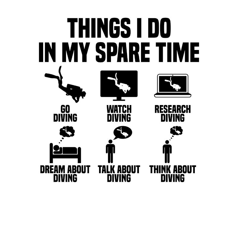 Ce que je fais pendant mon temps libre Plongée
