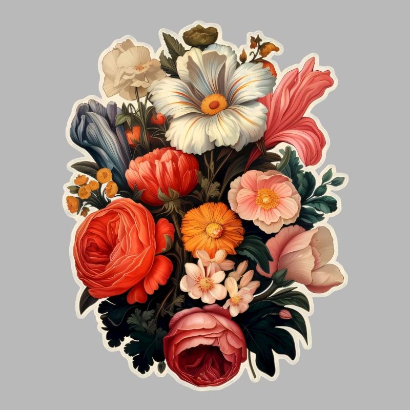Bouquet de fleurs coloré