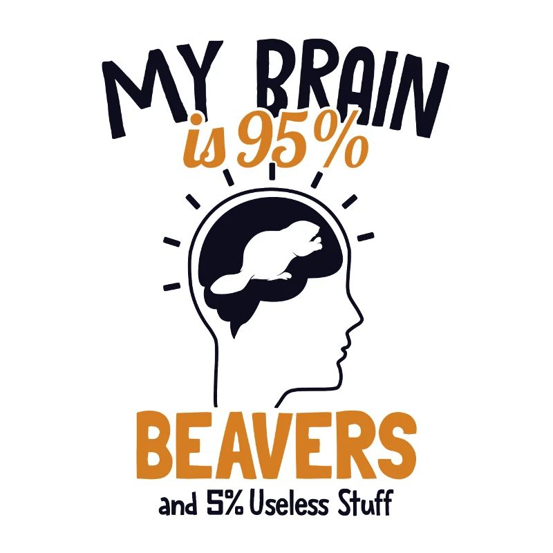 Mon cerveau est composé à 95 % de castors Castor Canadensis