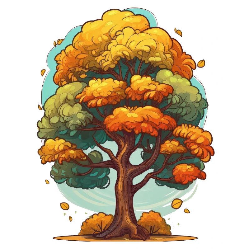 Ein Baum im Herbst
