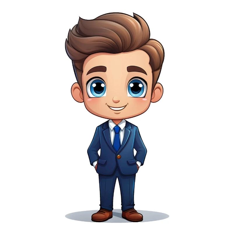 Geschäftsmann oder Businessmann