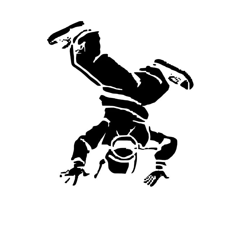 Dessin de breakdancer