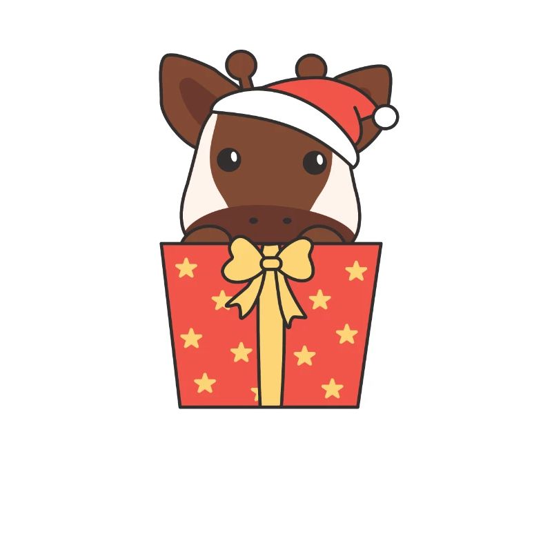 Okapi Cadeau de Noël Animaux d’hiver