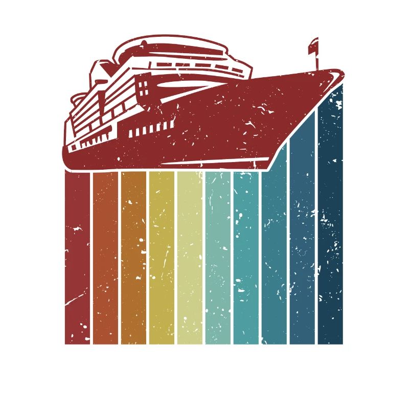 Bateau de croisière rétro Passager Passagers Passagers