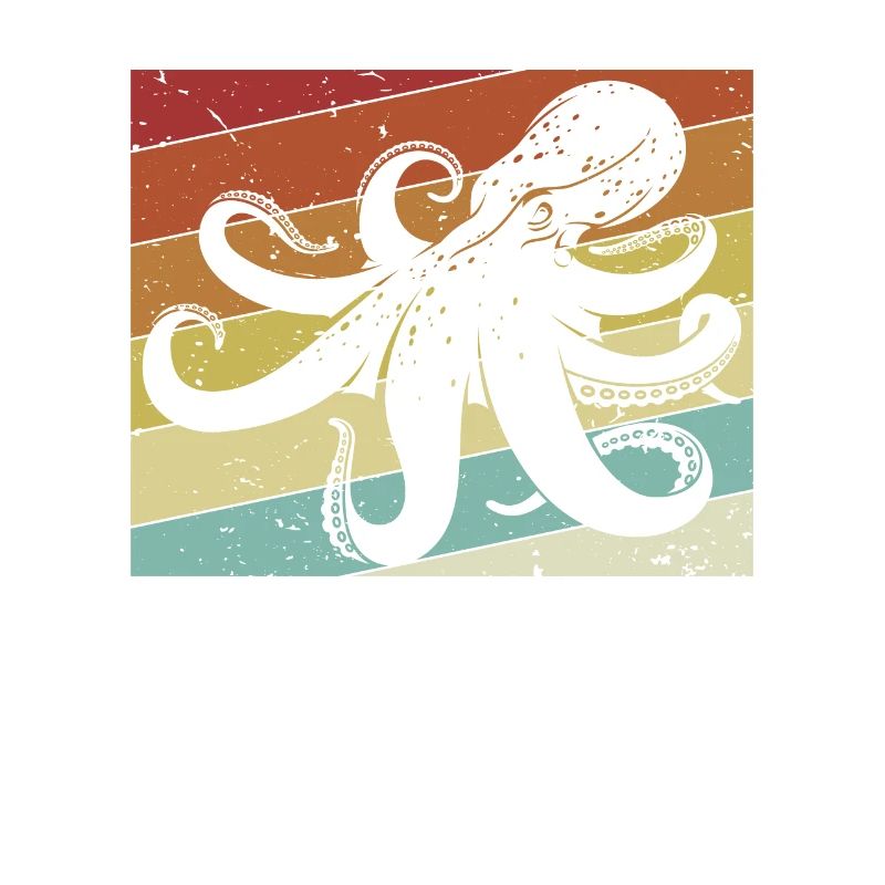 Retro Cephalopoda Octopodes Octopoda Lover Octopus