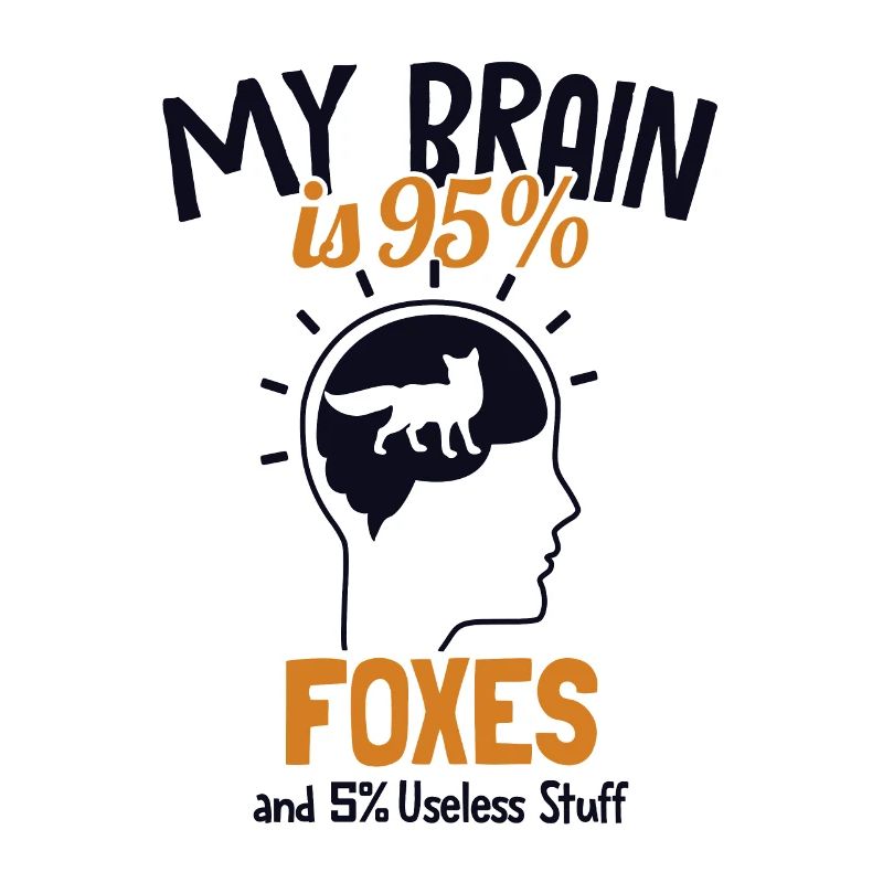 My Brain is 95% Foxes Canidae Caninae Red Fox Fox