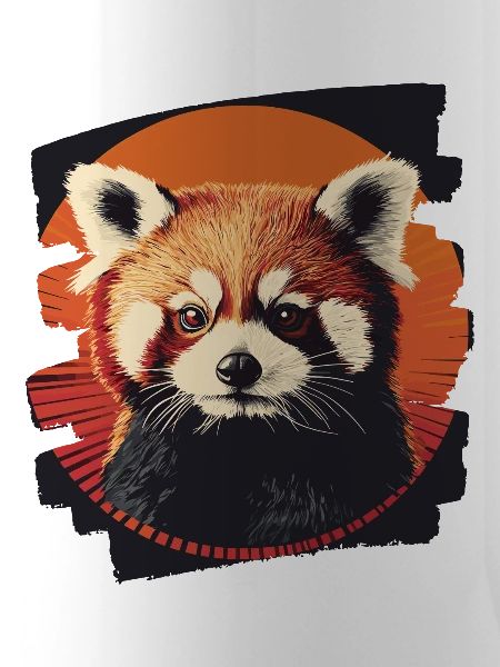 Roter Panda Retro
