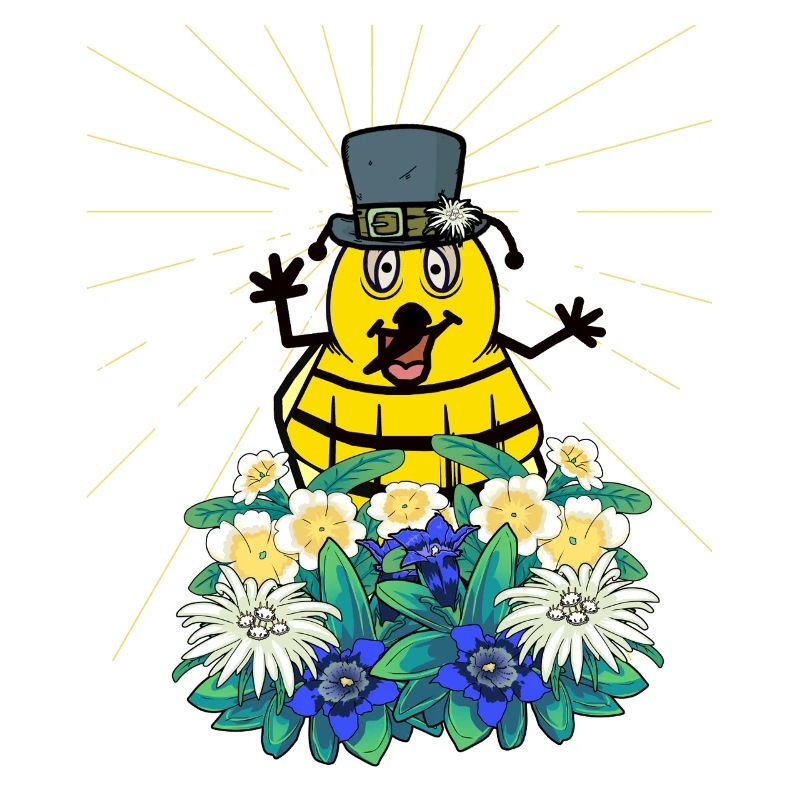 Tyrolean Bumblebee Bee Bees Insect Austria Child
