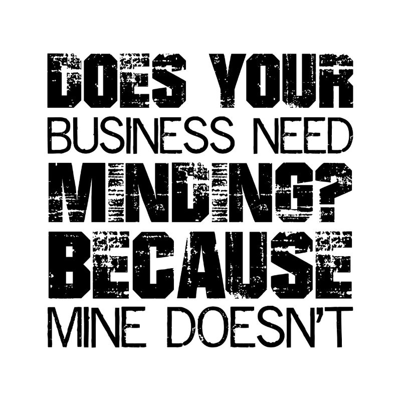 Does Your Business Need Minding because mine