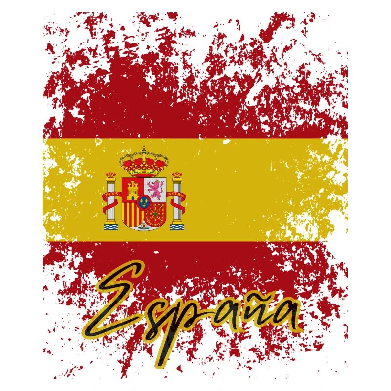 Fierté espagnole, drapeau de l’Espagne