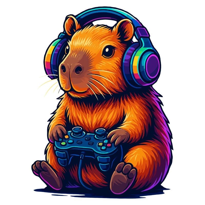 Gaming Capybara Vibes