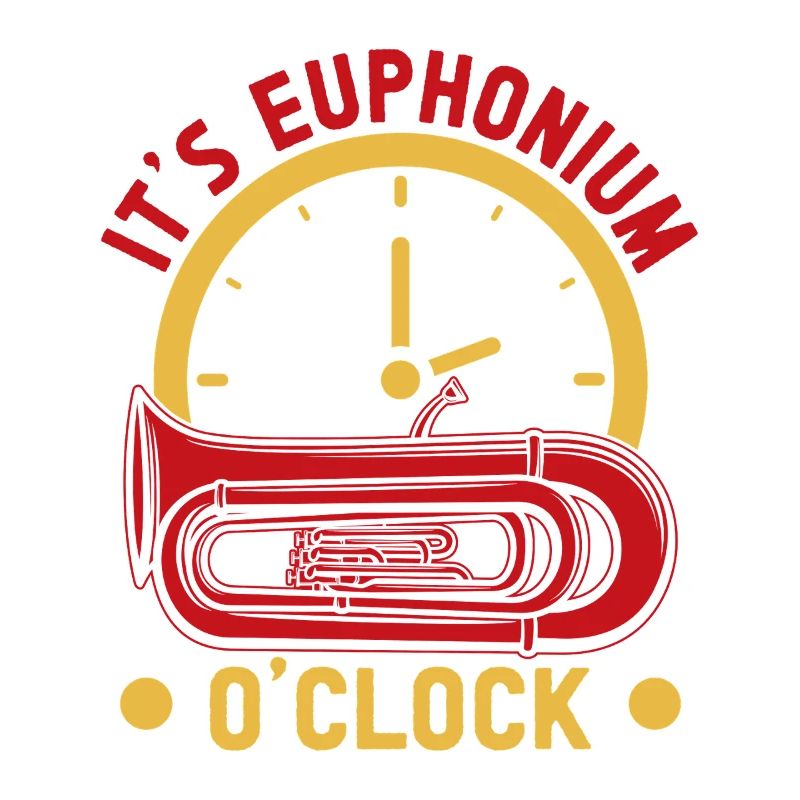 Euphonium It's O'Clock Baryton Marching Band
