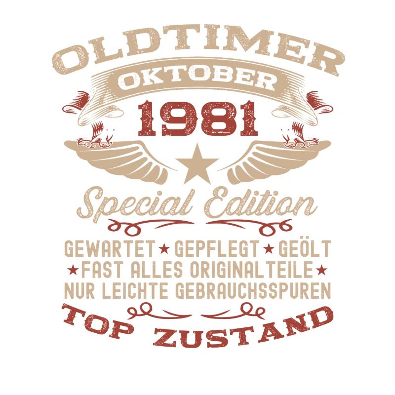 44. Geburtstag Geschenk Oldtimer Oktober 1981