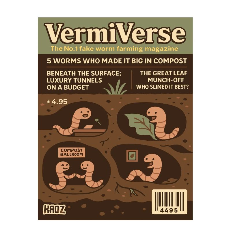 Magazine parodique de l’élevage de vers VermiVerse
