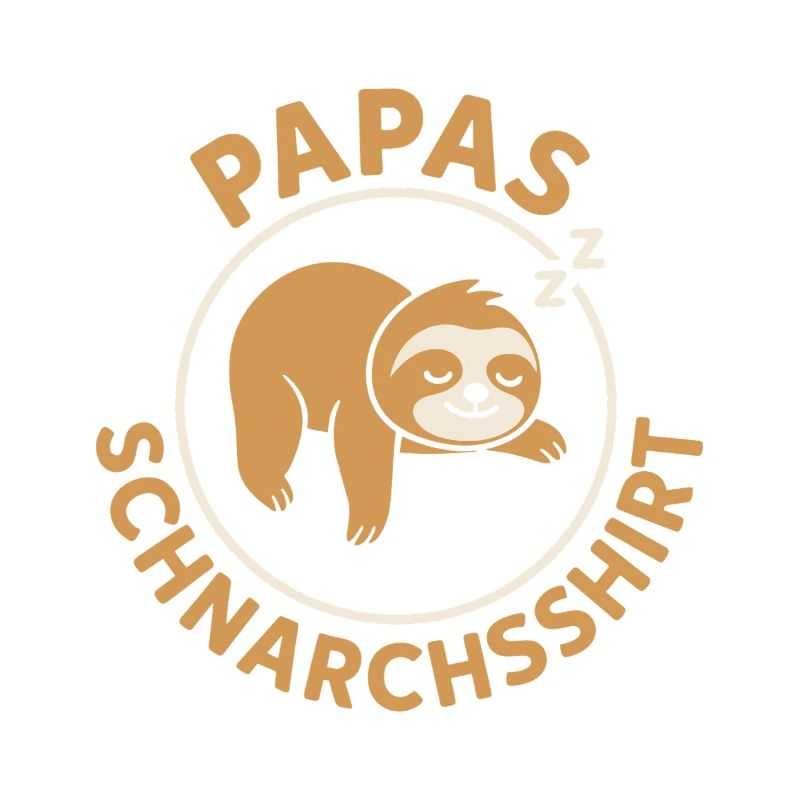 Vaterschaft PAPAS SCHNARCHSSHIRT LUSTIG