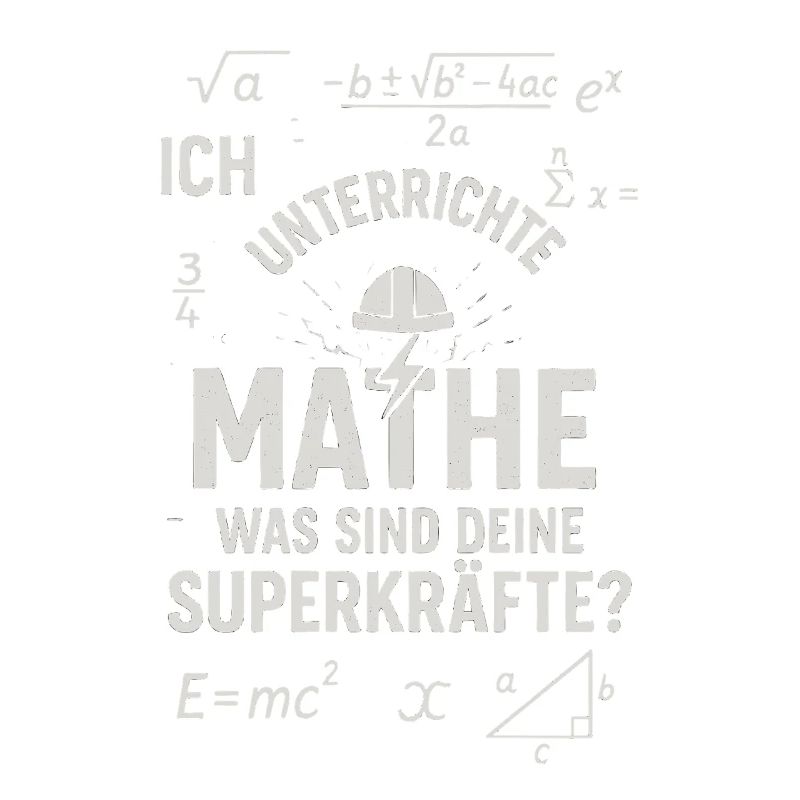 Mathe Superkräfte – Ich unterscheide Mathe Lehrer