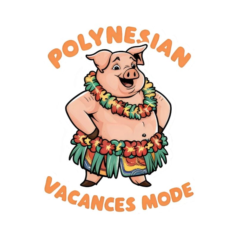 Polynesisch Urlaub Mode Exotisch Tropisch Stil