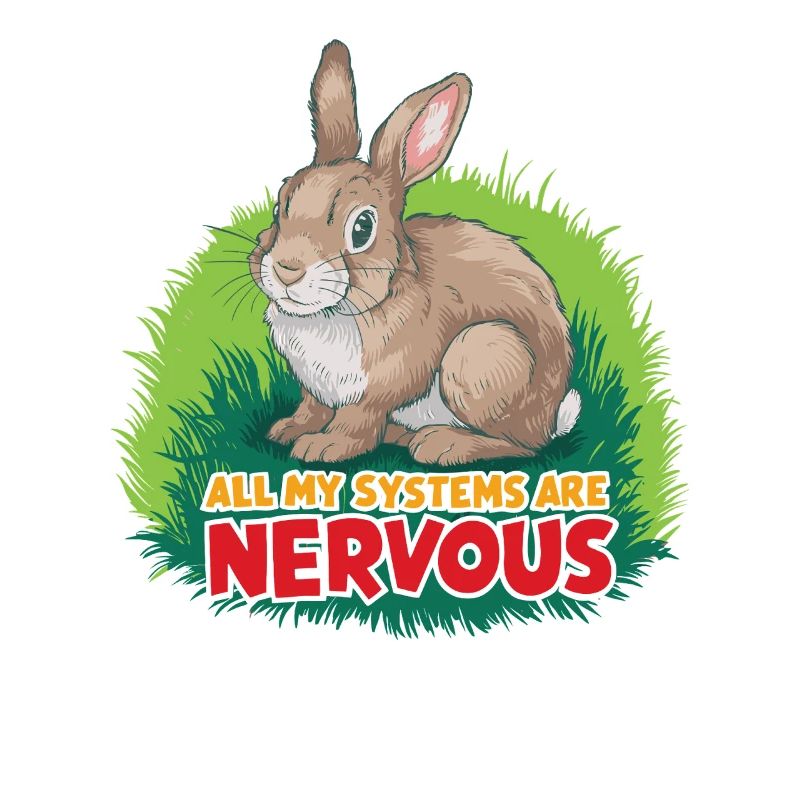 Lapin nerveux: blague système