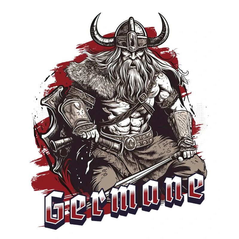 Nordic Warrior with Axe Germane