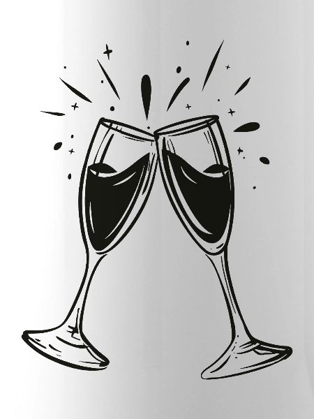 Sekt-Prosecco-Glas-black