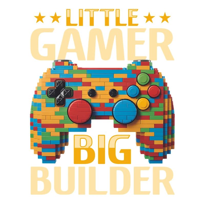 Building Blocks Gamer Gaming Brick Builder