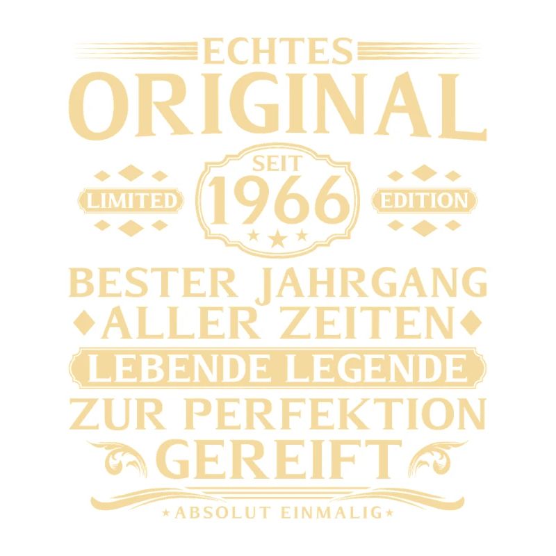 60. Geburtstag Echtes Original seit 1966