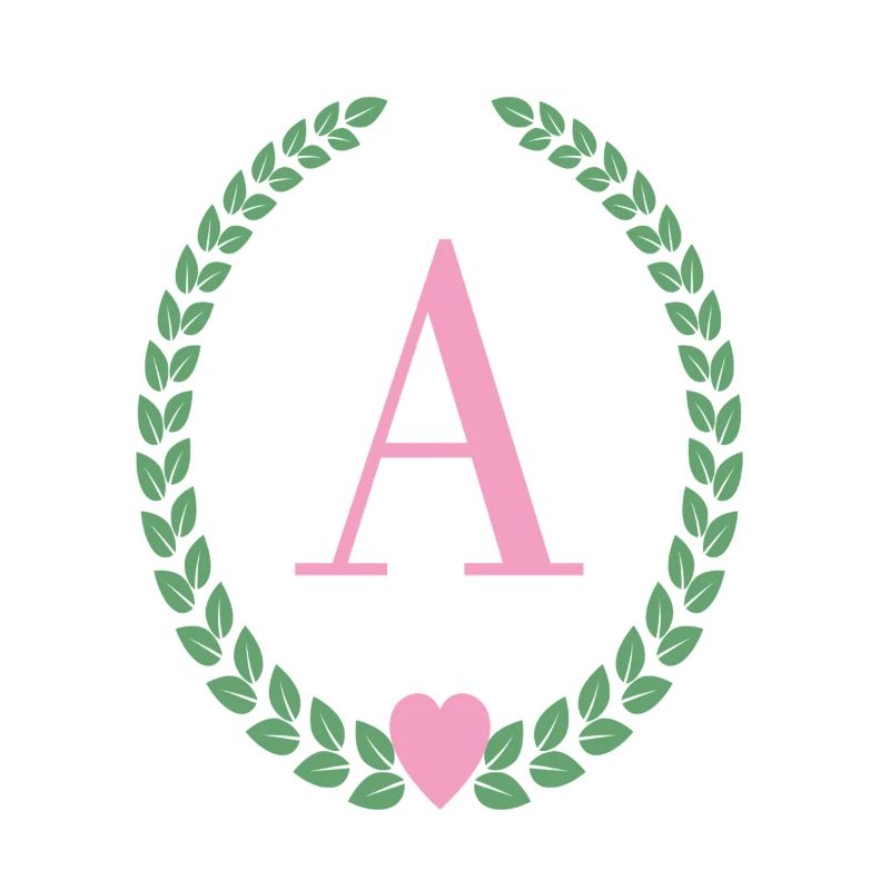 Buchstabe A-Monogramm