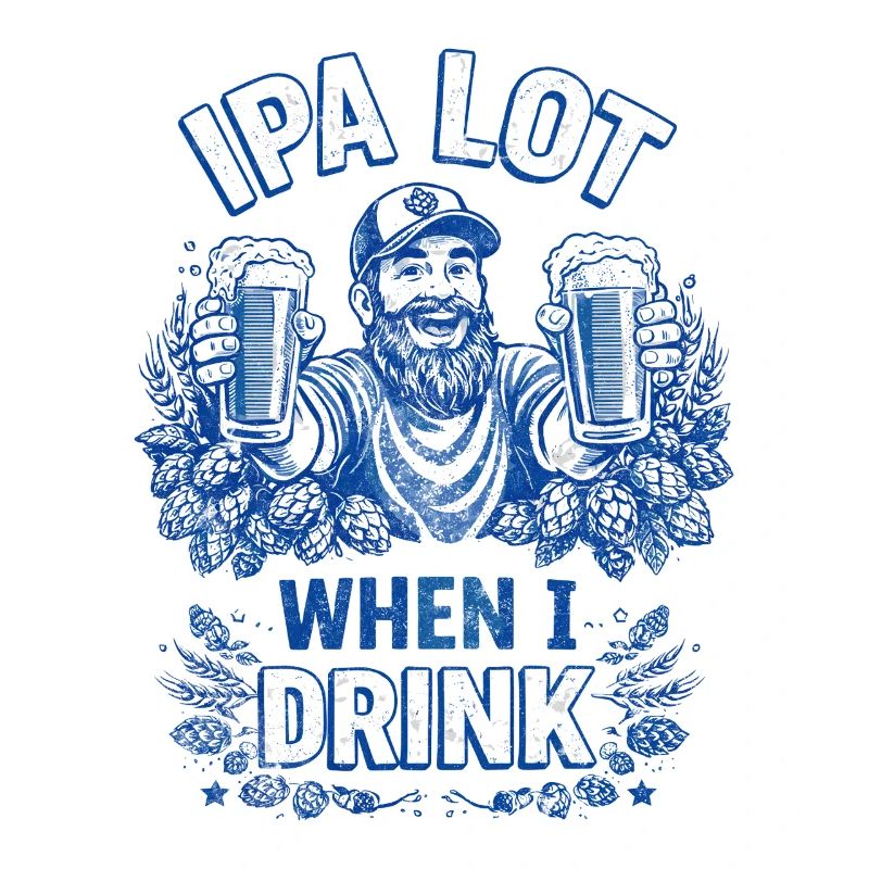 IPA Lot Prost Bearded Beer Drinker