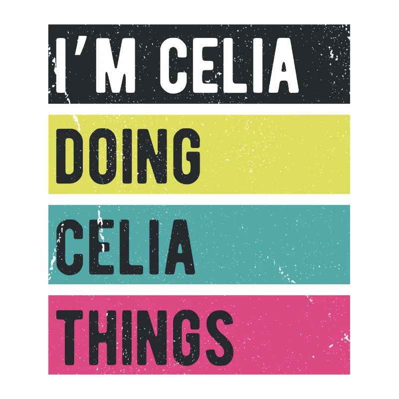 Ich bin Celia und mache Celia-Dinge in Retro-Farben