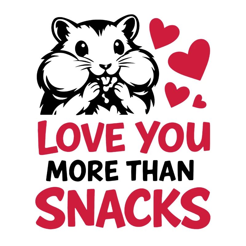 Je t’aime plus que des snacks - Saint-Valentin